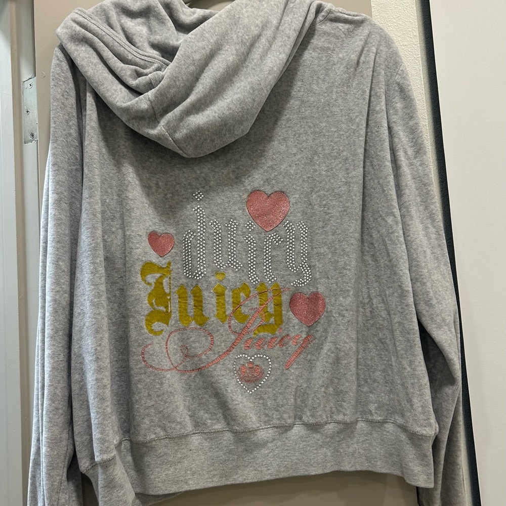 Juicy Couture Gray Zip Up